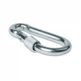 Карабин винтовой стальной (8) для троса d. 7,5-8,5 мм