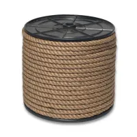 Канат джутовый ДТ тросовой свивки d. 20 мм на кат. 300 мм (40 м)